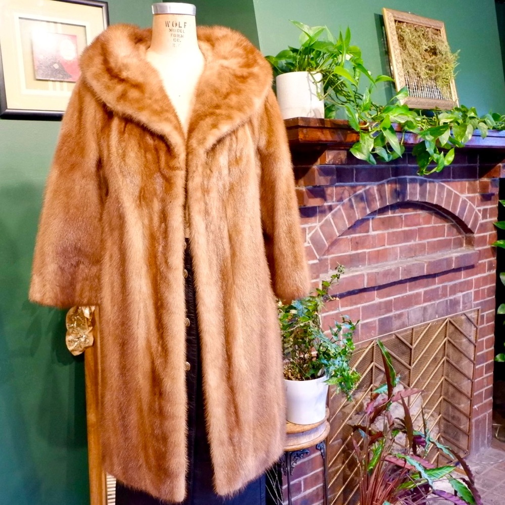 Vintage Mink Coat repaired